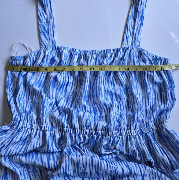 INC Printed Tiered Tie-Waist Maxi Dres - Picture 6 of 9